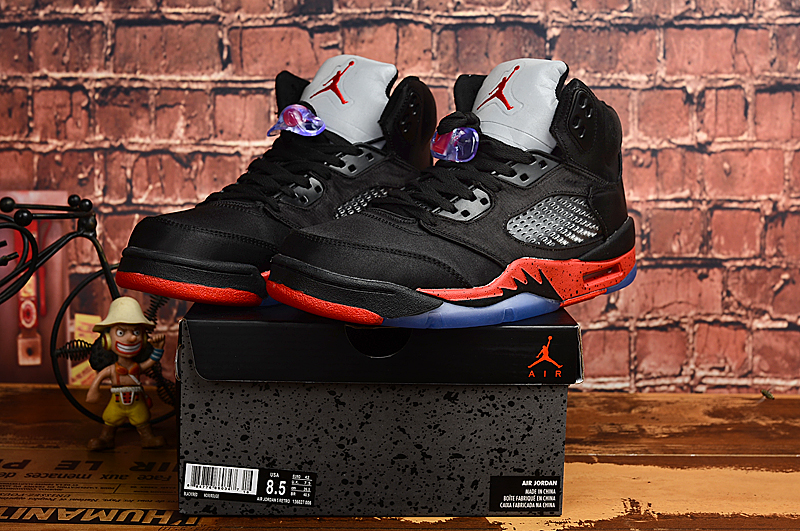 2019 Air Jordan 5 Retro Silk Road Black Red